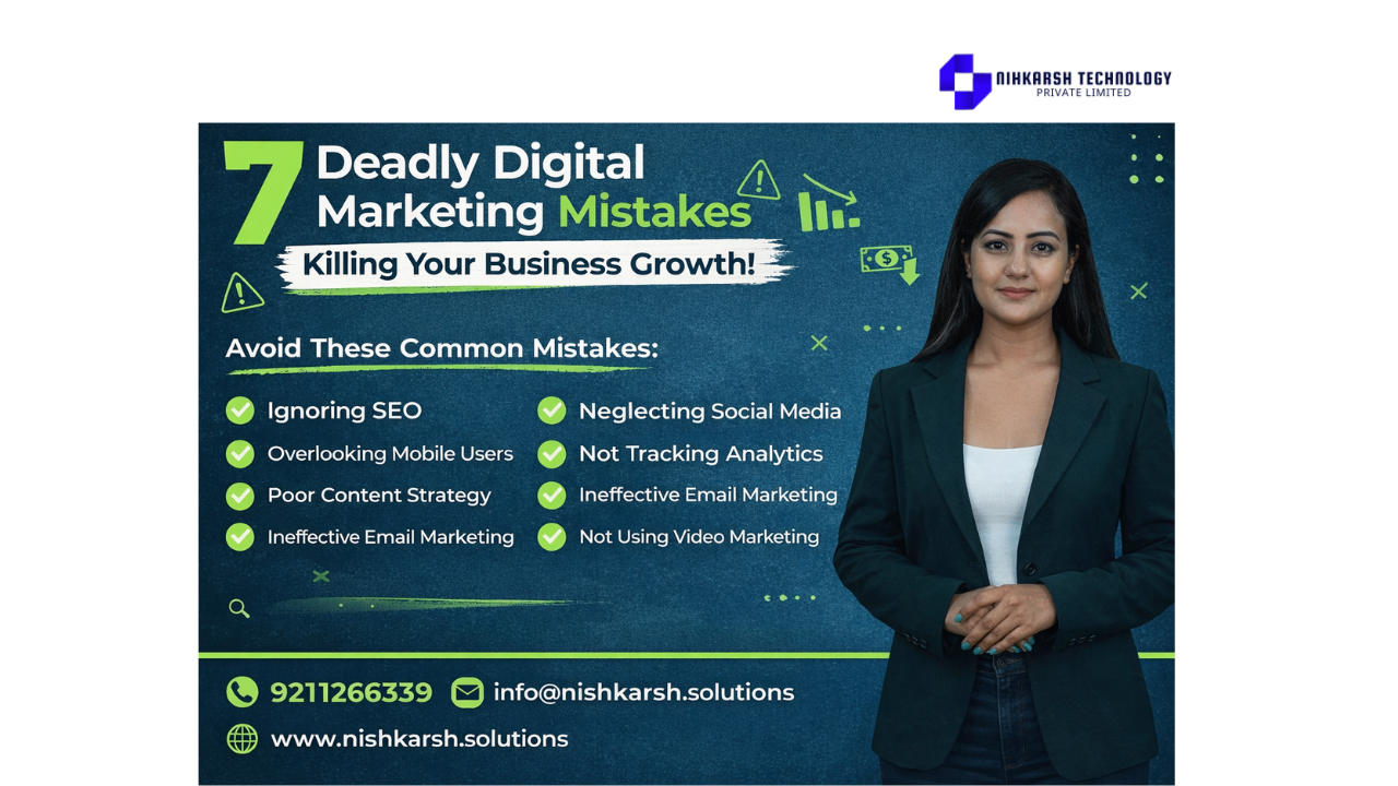7 Digital Marketing Mistakes That Are Quietly Killing Your Business Growth