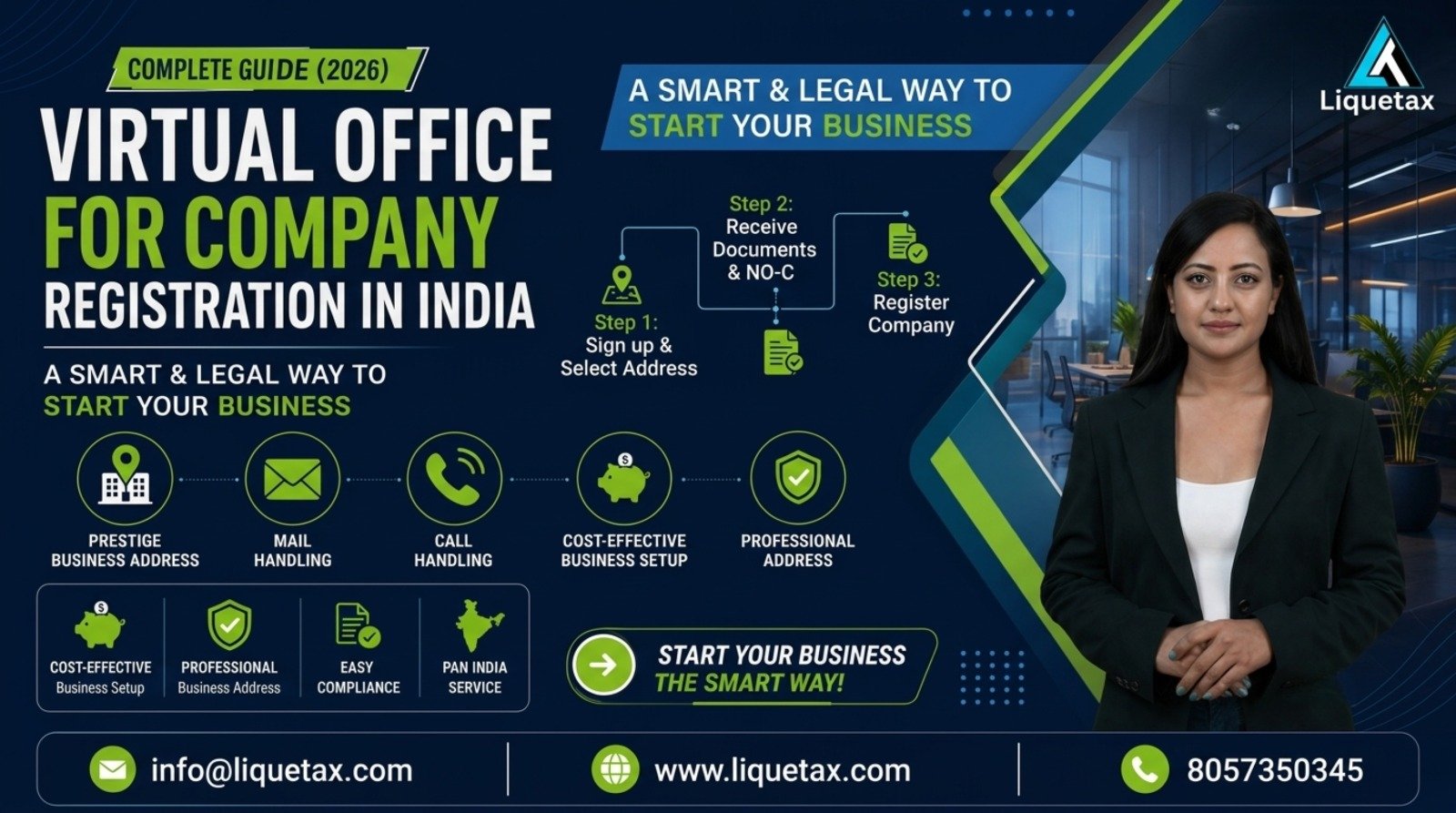 Virtual Office for Company Registration in India
