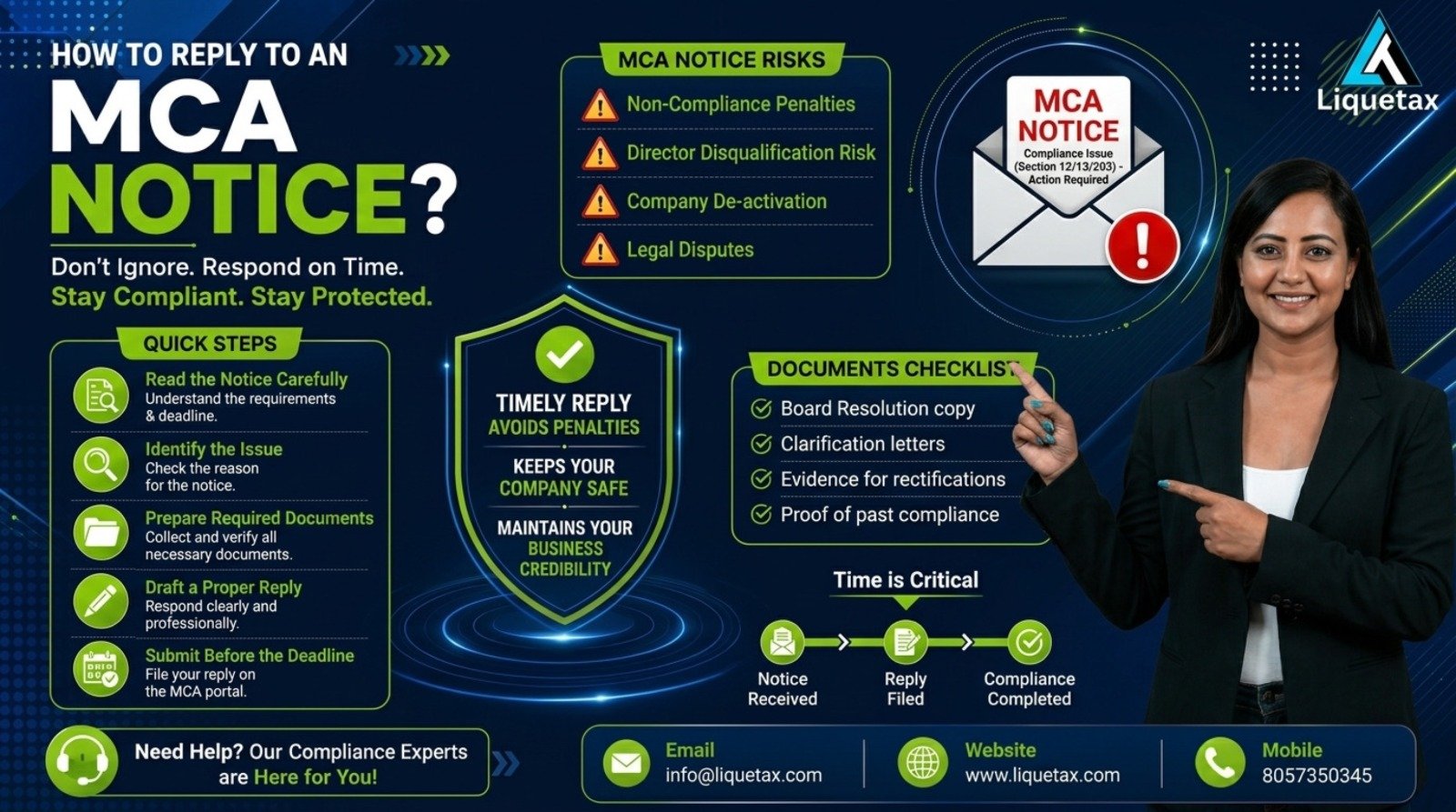 How to Reply to an MCA Notice
