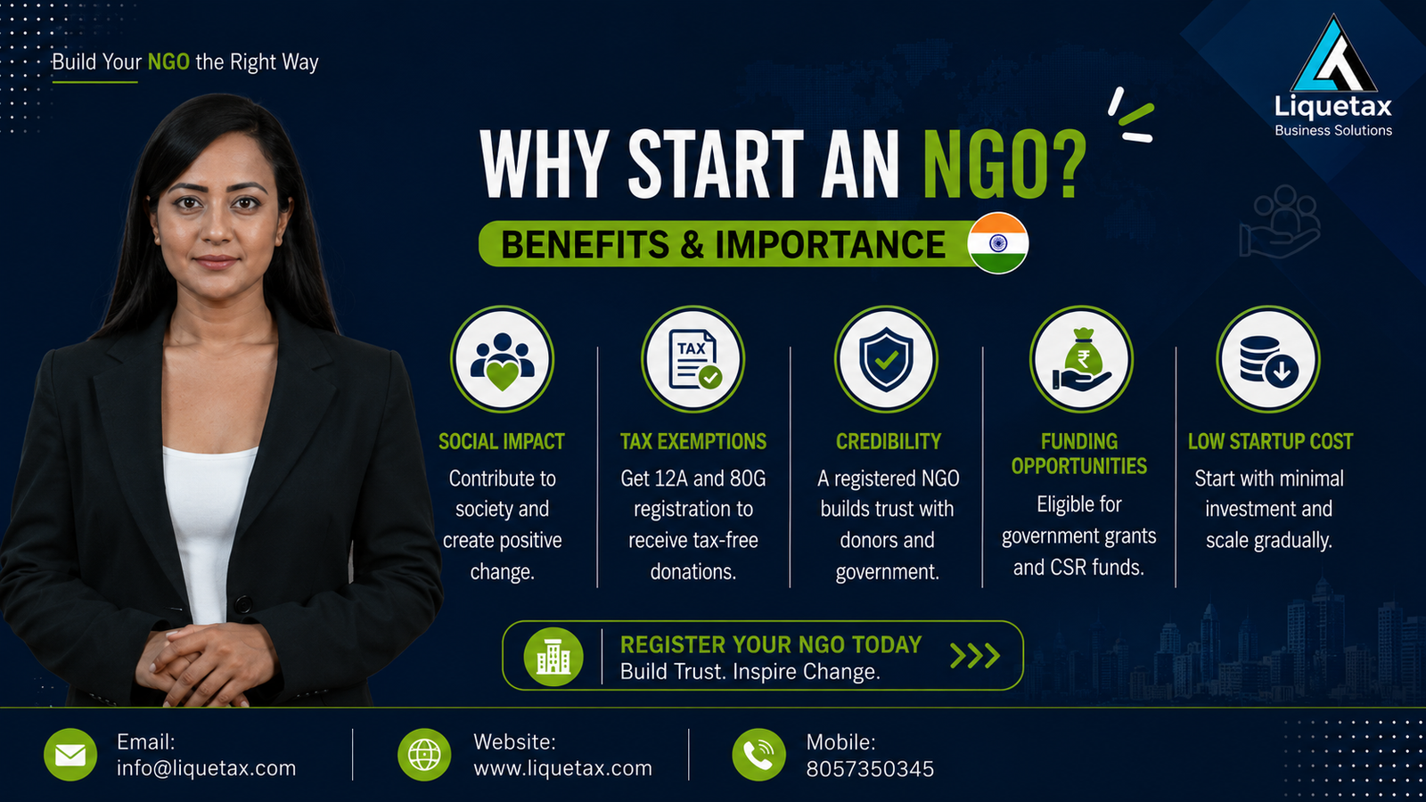 Benefits of starting an NGO