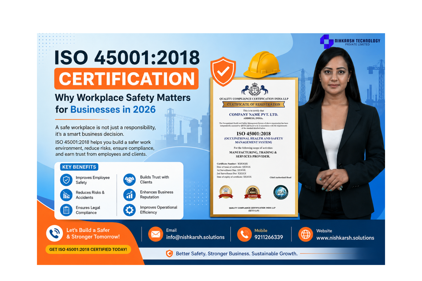 ISO 45001:2018 Certification: Why Workplace Safety Matters for Businesses in 2026