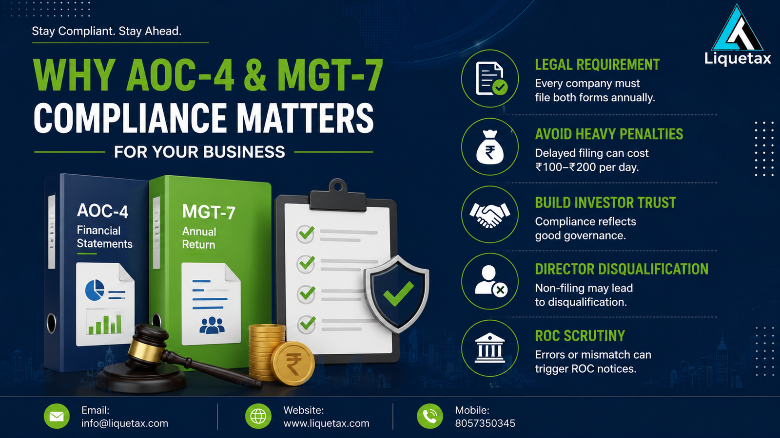 Why AOC-4 and MGT-7 compliance matters