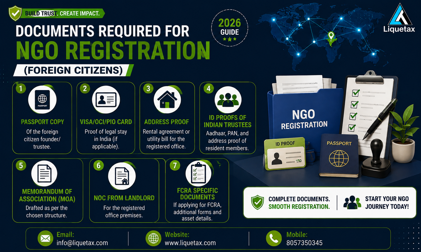 Documents Required for NGO Registration