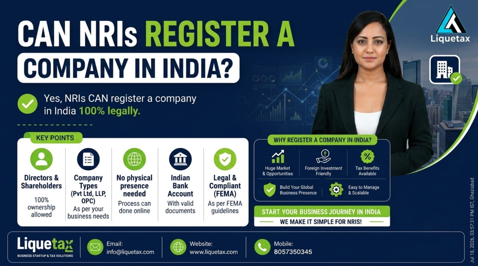 NRI Company Registration in India
