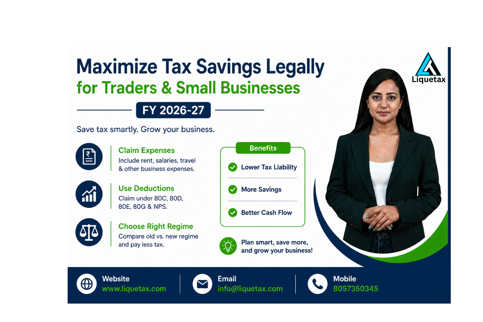 How Traders & Small Businesses Can Reduce Tax Legally: Complete Tax Saving Guide for FY 2026-27