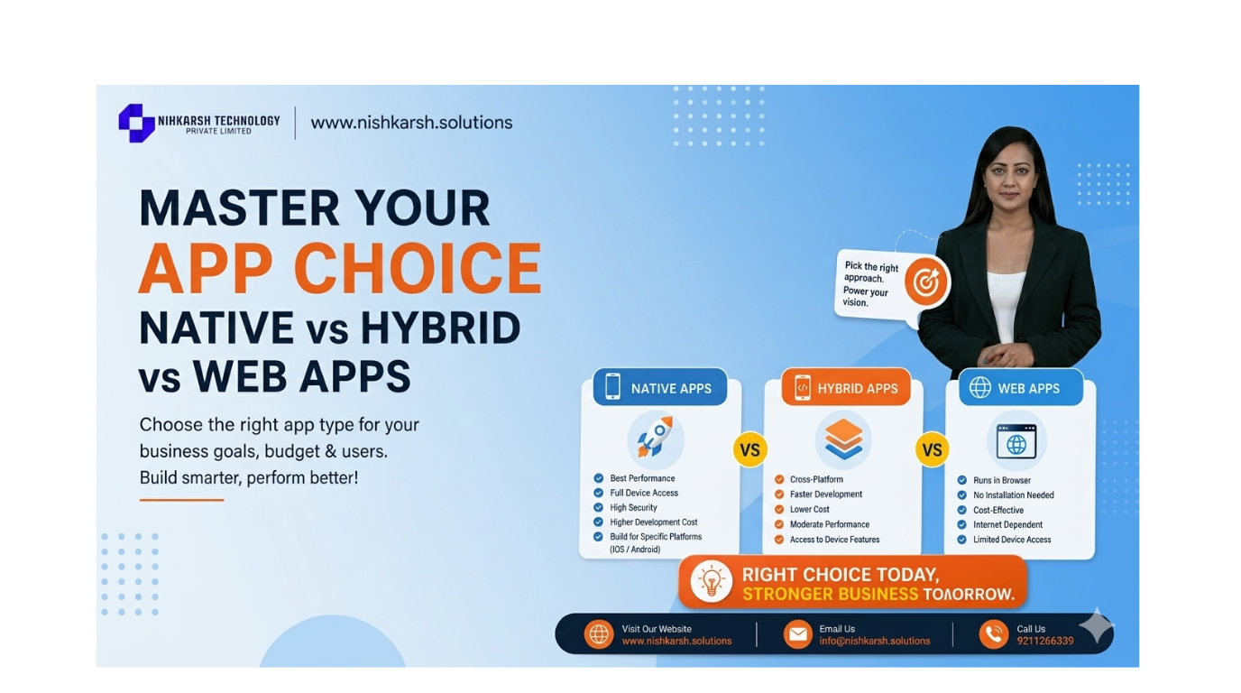 Master Your App Choice Native vs Hybrid vs Web Apps